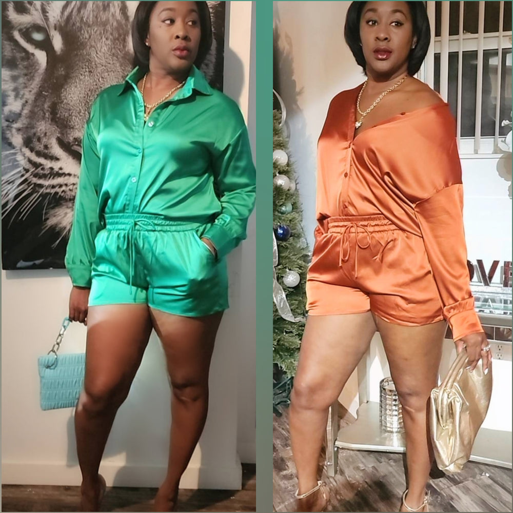 Sateen Shorts Sets
