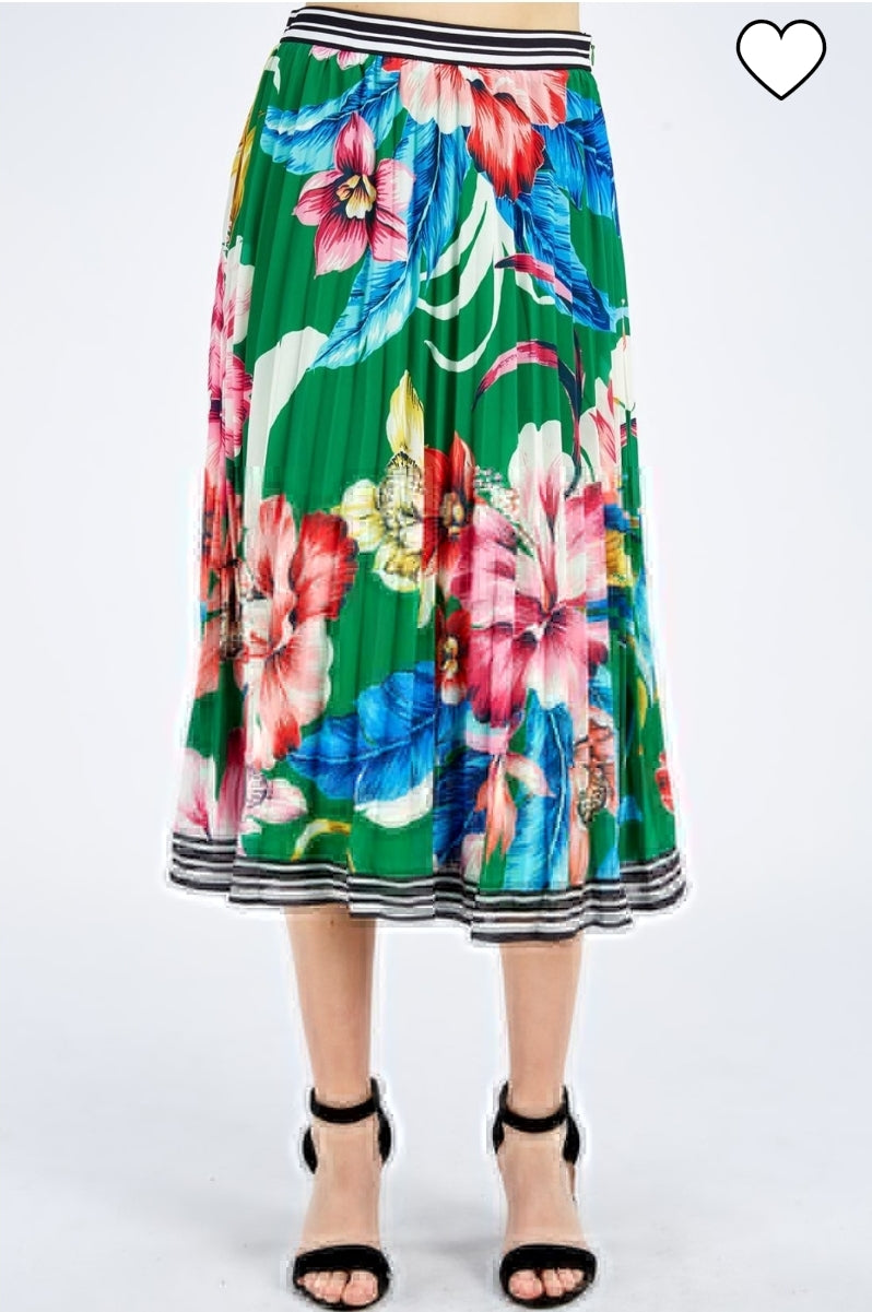 Nika pleated midi
